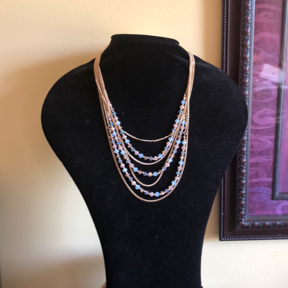 Multilayer Necklace & Earrings Set